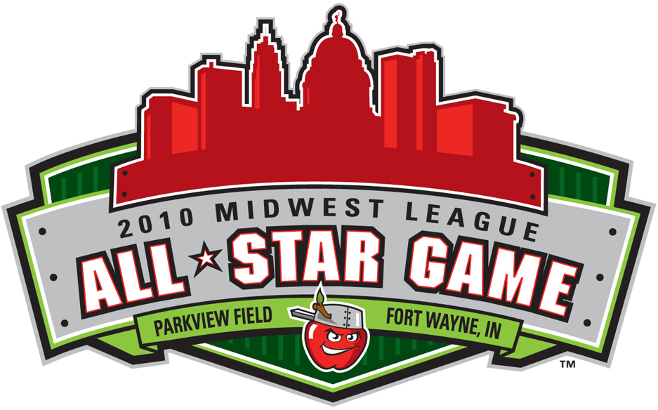 Midwest League All-Star Game 2010 Primary Logo iron on transfers for T-shirts